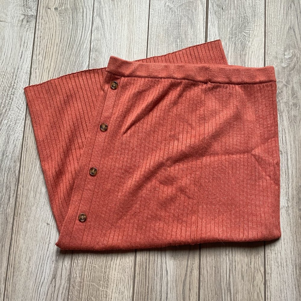 Midi Rust Skirt - Large